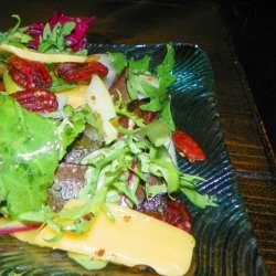 Apple Cheddar Salad With Maple Dressing recipe