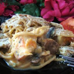 Shiitake and Chicken Tetrazzini recipe