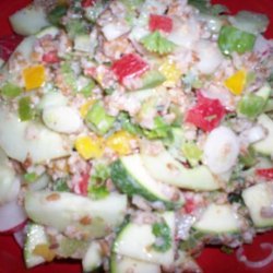 Vegetable-Bulgur Salad with Buttermilk Dressing recipe
