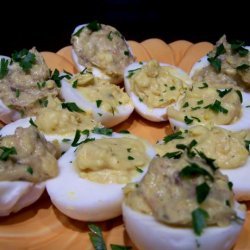 Sardine  Deviled Eggs recipe