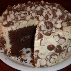 Triple Malted Chocolate Cake With Vanilla Malted Frosting recipe