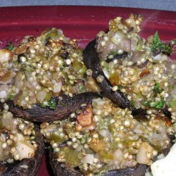 Quinoa - Stuffed Mushrooms recipe