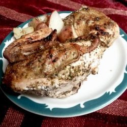Lemon Garlic Chicken (Greece - Kotopoulo Skorthato) recipe
