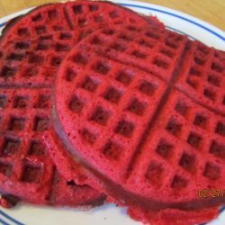 Red Velvet Waffles recipe