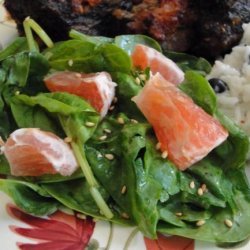 Ww Spinach and Pink Grapefruit recipe