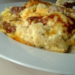 Mom's Famous  sausage and Eggs Mixed Together  recipe