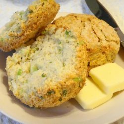 Buttermilk Biscuits With Green Onions, Black Pepper and Sea Salt recipe