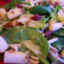 Bacon, Apple, and Spinach Salad recipe