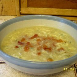 Breakfast Soup Aka Bacon and Egg Soup recipe