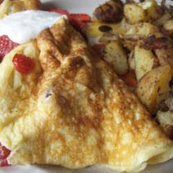 Ww Strawberry Omelet - Omelette Aux Fraises recipe