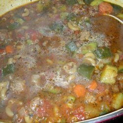 Italian Sausage and Eggplant Soup recipe