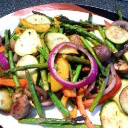 Grilled Vegetables With Green Curry Marinade recipe