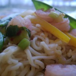 Shrimp and Ramen Noodle Stir-Fry recipe