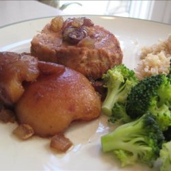 Slow Cooker Pork With Pears and Cranberries recipe