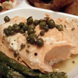 Pan-Poached Salmon Piccata recipe