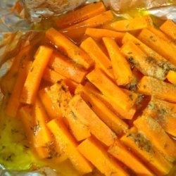 Baked Carrots With Cumin, Thyme, Butter and Chardonnay recipe