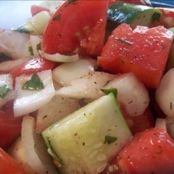 Chunky Garden Tomato Salad recipe