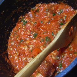 Vodka Basil Tomato Sauce recipe