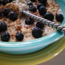 Protein Oatmeal With Blueberries recipe