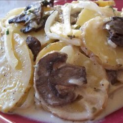 Potato Mushroom Bake recipe