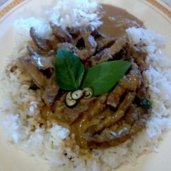 Panang Beef With Fragrant Thai Basil recipe