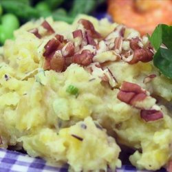 Mashed Plantains With Leeks and Fresh Herbs recipe
