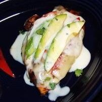 Grilled Chicken Pepper Jack With Creamy Sauce recipe