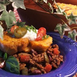 Simple Mexican Chili Pie With Garlic recipe