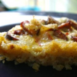 Cajun Quiche in a Rice Crust recipe
