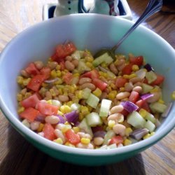 Easy Summer   mexican  Butter Bean Salad recipe