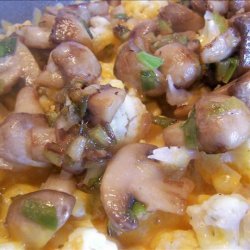 Cheesy Cauliflower And Mushroom Salad recipe