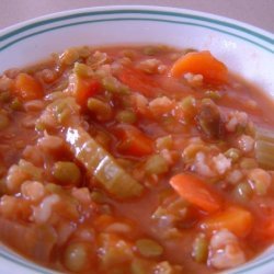Easy Split Pea and Barley Stew recipe