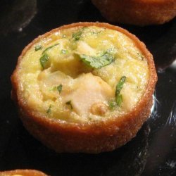 Chicken, Green Chilies & Cheese Cups recipe
