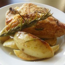Frango à Moda Do Alentejana (Chicken With Potatoes and Ga recipe