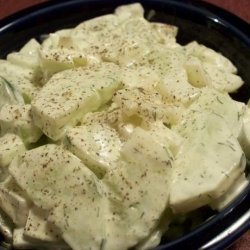 Mom's Cucumber Salad recipe