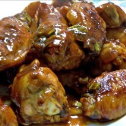 Mahogany Chicken Wings recipe
