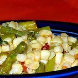 Grilled Asparagus, Corn Salad recipe