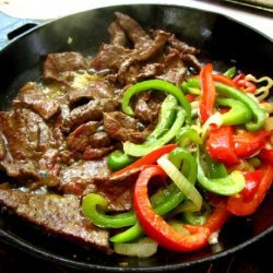 Fajita Pepper Steak recipe