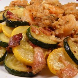 Summer Squash With Bacon recipe