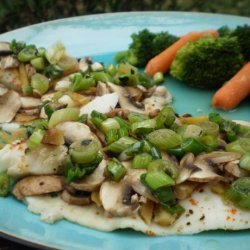 Steamed Sea Bass With Ginger and Shiitakes recipe