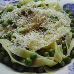 Fresh Pasta and Peas recipe