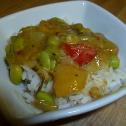 Kung Pao Rice With Edamame recipe