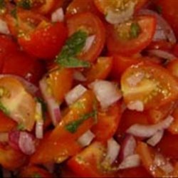 Tomato, Mint and Red Onion Salad recipe