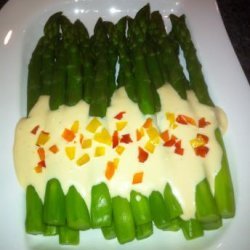 Grilled Asparagus With Saffron Aioli recipe