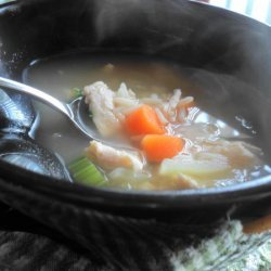 Hedda's Chicken(Or Turkey) and Rice Soup recipe
