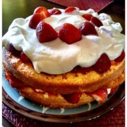 Easy Double Strawberry Layer Cake recipe
