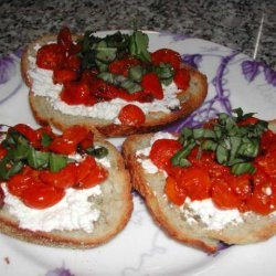 Roasted Tomato Bruschetta recipe