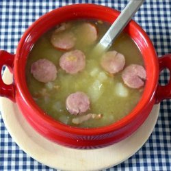 Green Split Pea & Potato Soup (Erbsensuppe) recipe