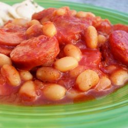 Barbecue Kielbasa and Beans recipe