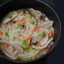 Chinese Style Noodle and Pork Soup recipe